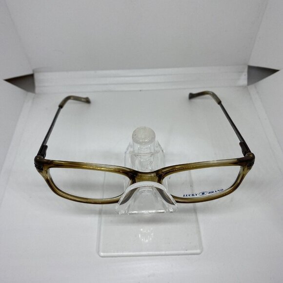 LUCKY BRAND SKIP DAY Brown Rectangular Kids Full Rim Eyeglasses Frames 48-16-135 - Picture 2 of 10